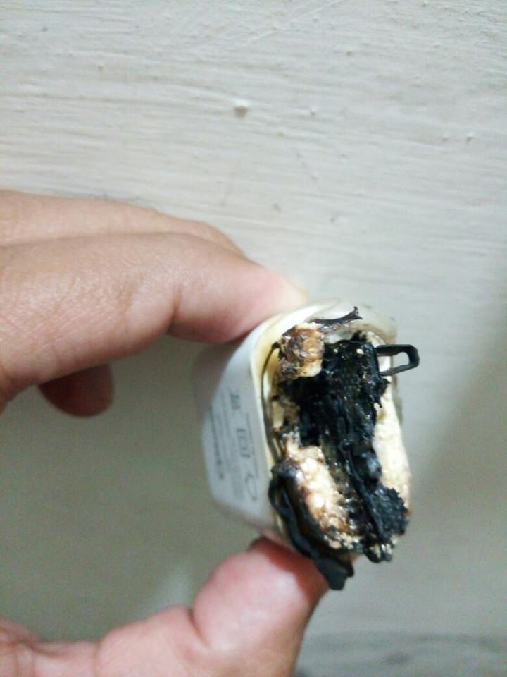 Qmobile Charger exploded ! INCPak