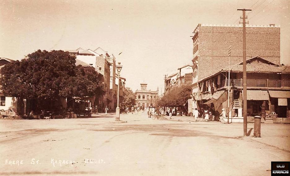 Frere Street Karachi in 1916
