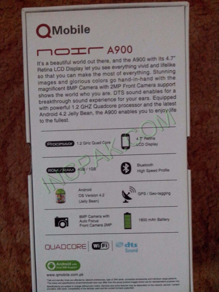Qmobile Noir A900 Video Review