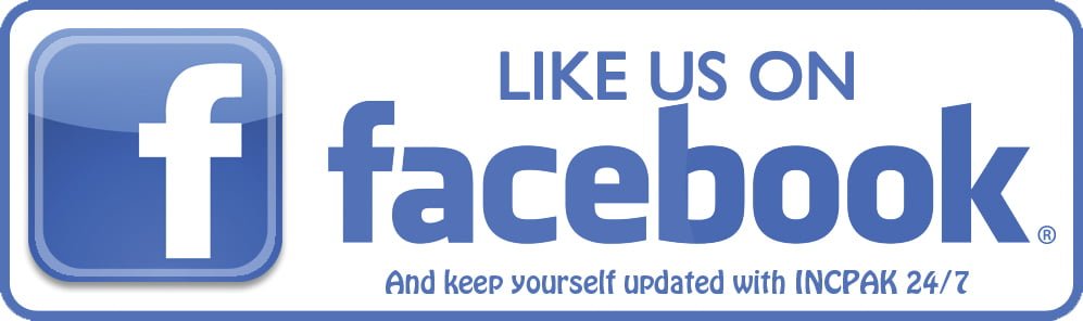 Like INCPAK On Facebook