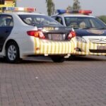Motorways are selectively closed for traffic