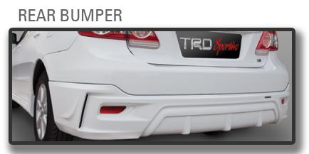 Rear Bumber of Toyota Sportivo