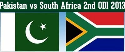 Pakistan VS South Africa 2nd ODI Live Streaming 1st Nov 2013