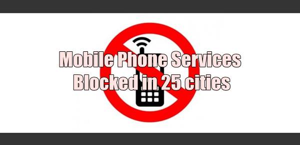Mobile Phone Services Blocked