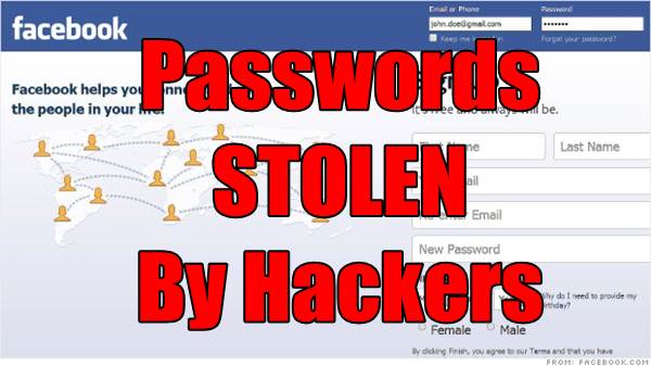 2 million Facebook, Gmail and Twitter passwords stolen