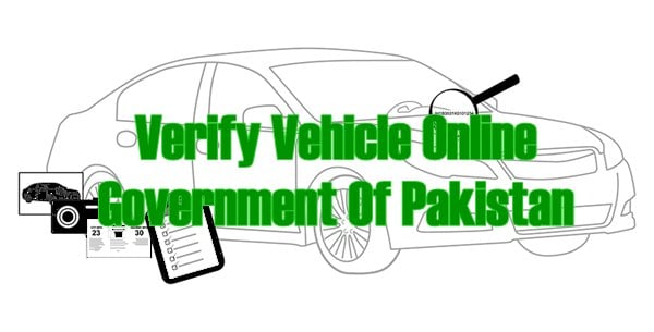 Vehicle Verification Online Pakistan