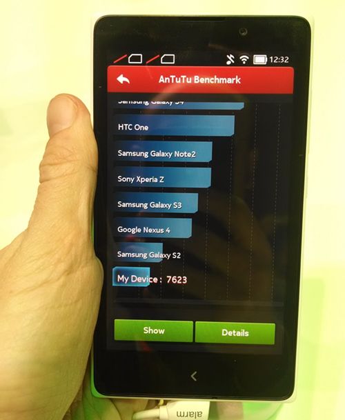 Nokia XL benchmark