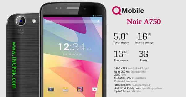 qmobile noir a750