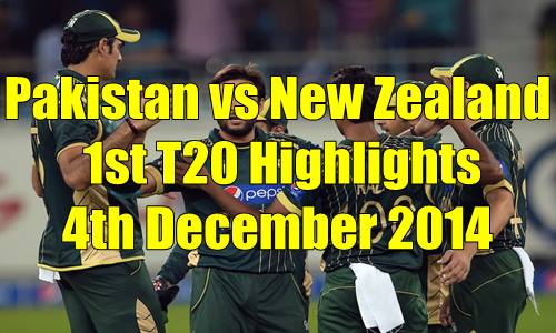 Pakistan vs New Zealand 1st T20 Highlights