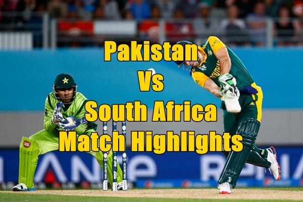 Pakistan Vs South Africa