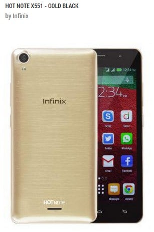 Infinix Hot Note