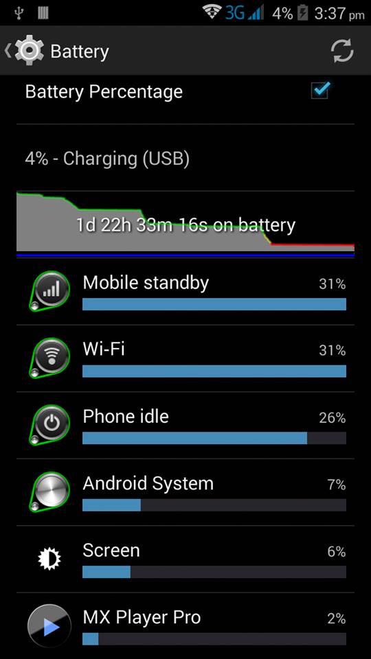 Innjoo one battery 2