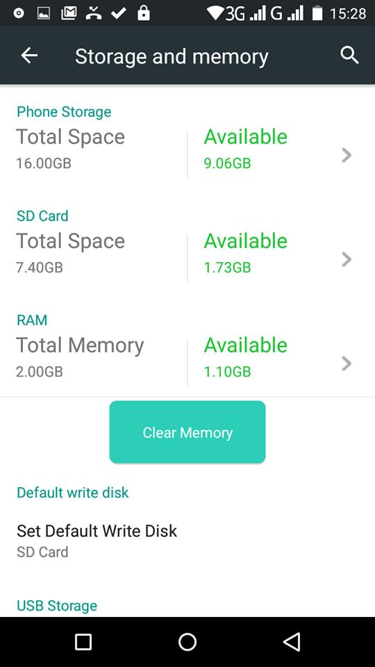 Infinix Hot 2 Internal Storage 