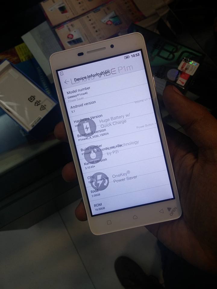 ‎Lenovo‬ Vibe P1m 