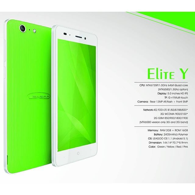 Leagoo Mobile Elite Y 