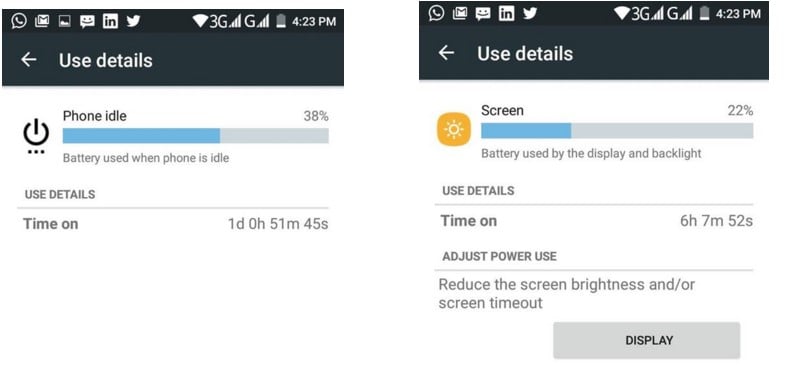 Leagoo Elite 5 battery timing