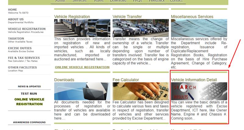Islamabad Vehicle Verification Online