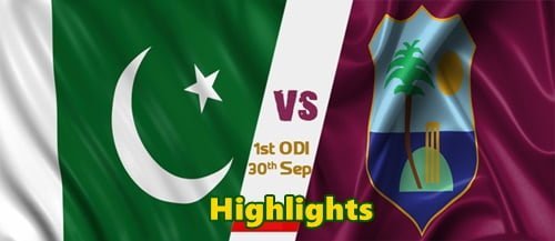 Pakistan vs West Indies 1st ODI Highlights