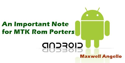 MTK Rom Porters