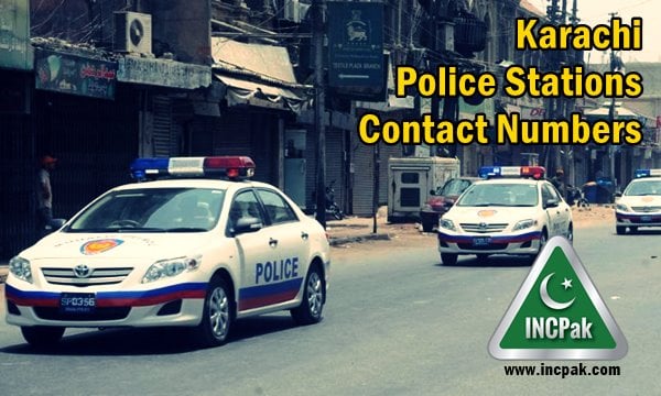 Karachi Police Stations Contact Numbers