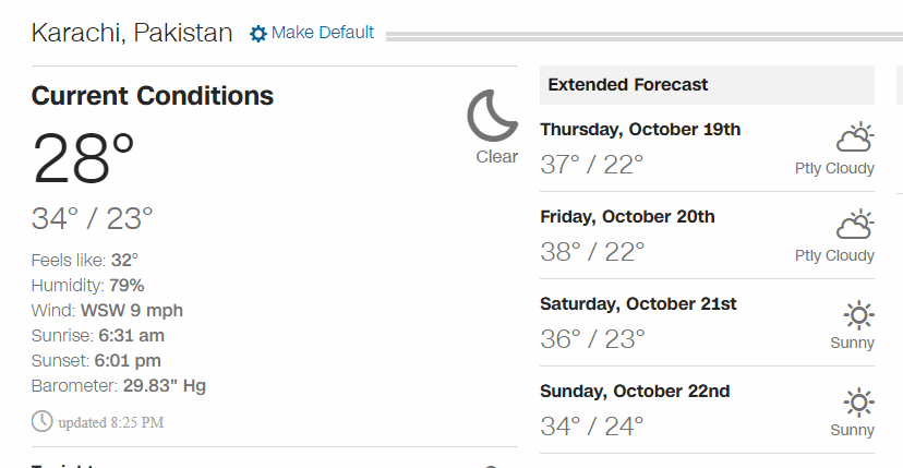 Karachi Weather - Heatwave