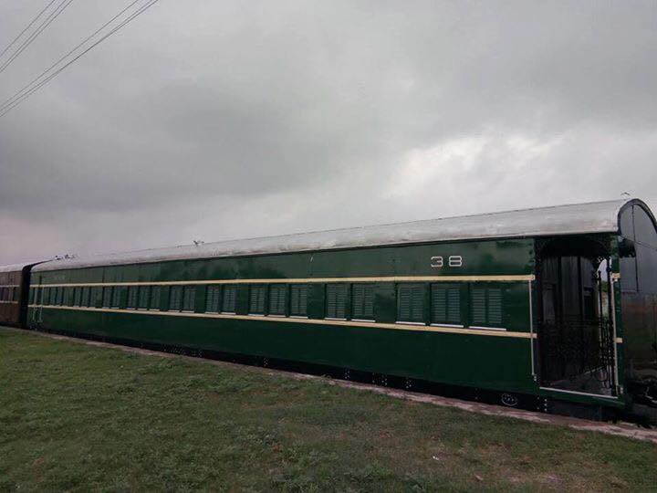 Luxury saloon of last viceroy of India, Lord Mountbatten