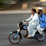 Pillion riding banned in Sindh Notification