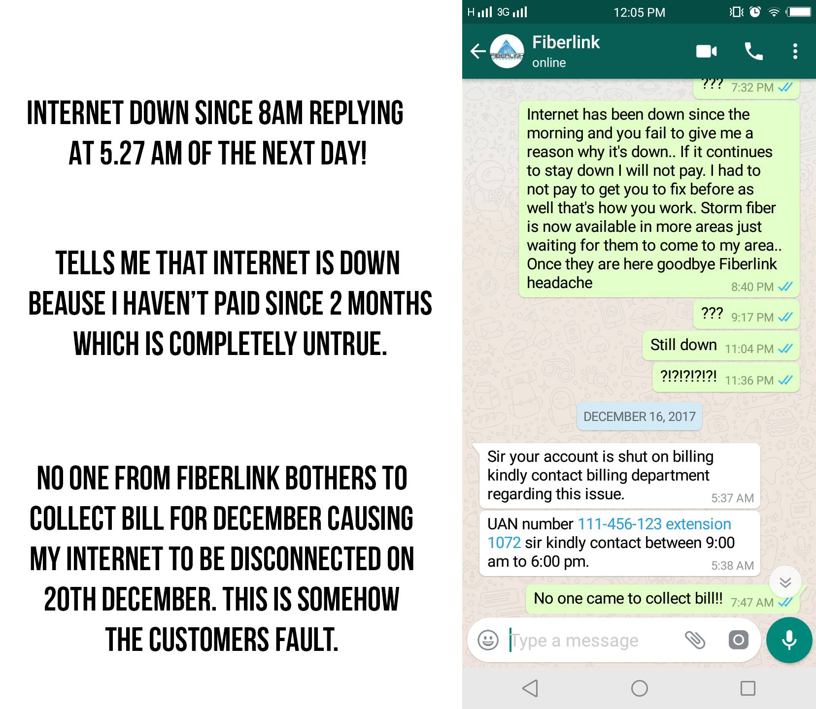 FiberLink Vs StormFiber