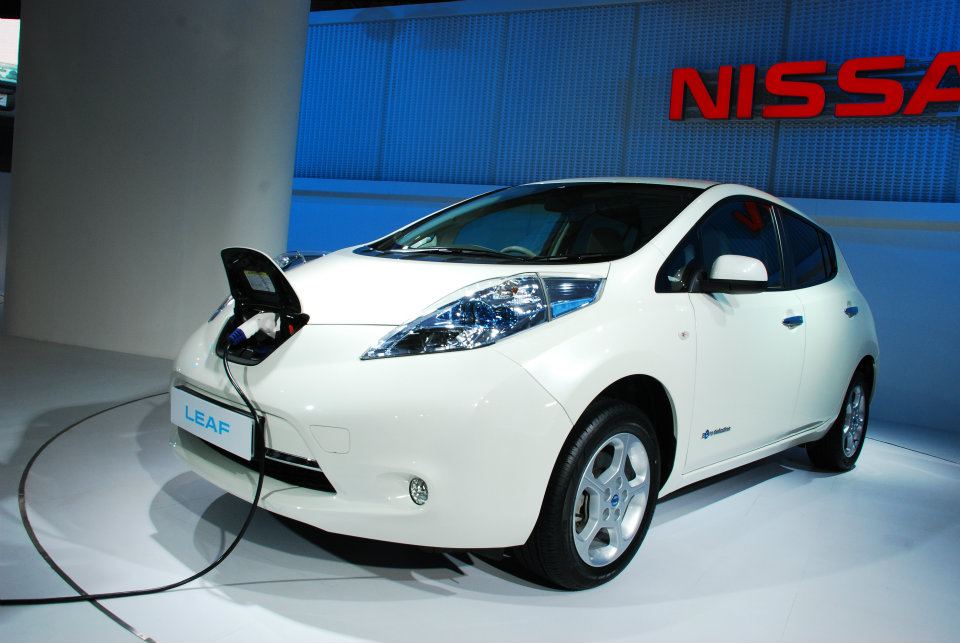 Nissan electric vehicle Leaf