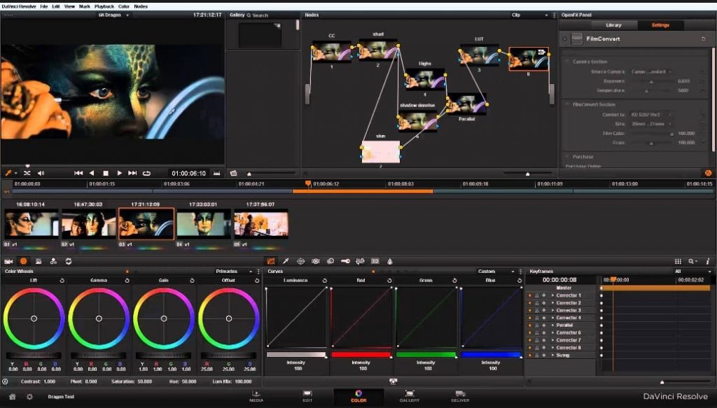 DaVinci Resolve Free Software