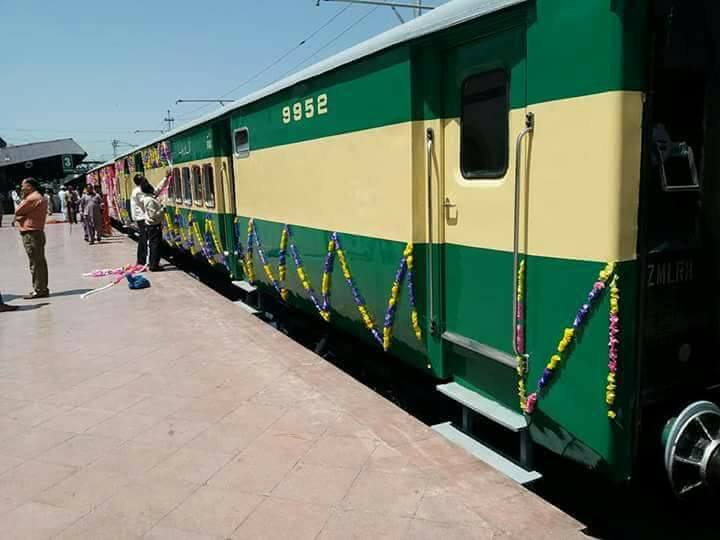 Khyber Mail - Coach at Rawalpindi Railway Station
