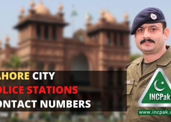 Lahore Police Contact Numbers