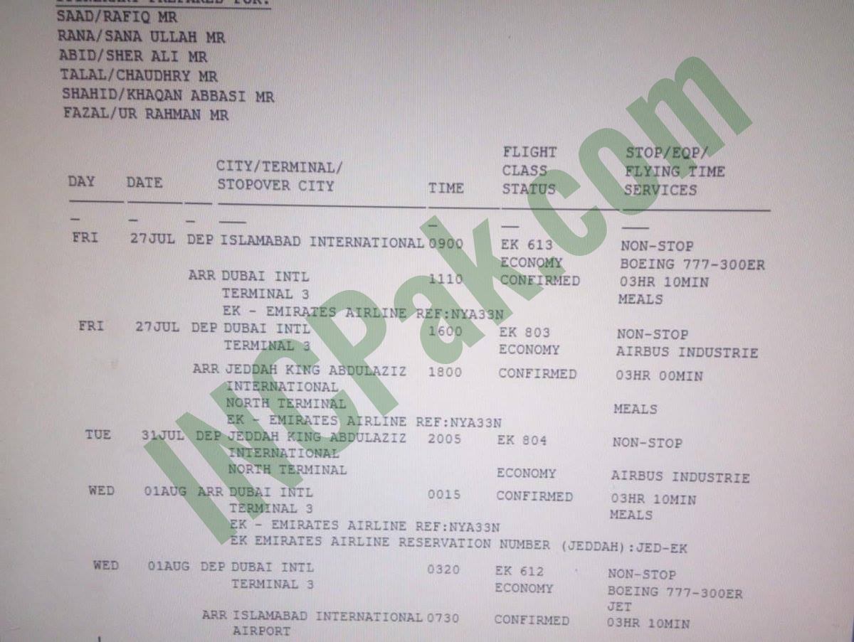 PMLN leaders' round-trip to Jeddah via Dubai [Exclusive]