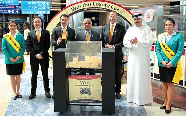 Winners of Dubai Duty Free raffle 