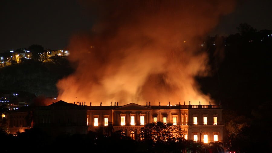 National Museum of Brazil hit by massive fire