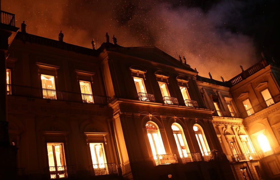 National Museum of Brazil hit by massive fire