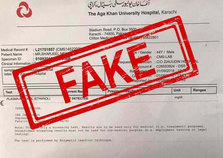 Bottles did not contain alcohol A report by Chief Chemical Examiner, Dr Zahid Ansari states that the bottles recovered from Memon’s room did not contain alcohol. During the CJP's visit, two bottles were found in the room. According to the report, one of the bottles contained honey and the other cooking oil.