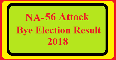 NA-56 Attock 2 By-Elections Results