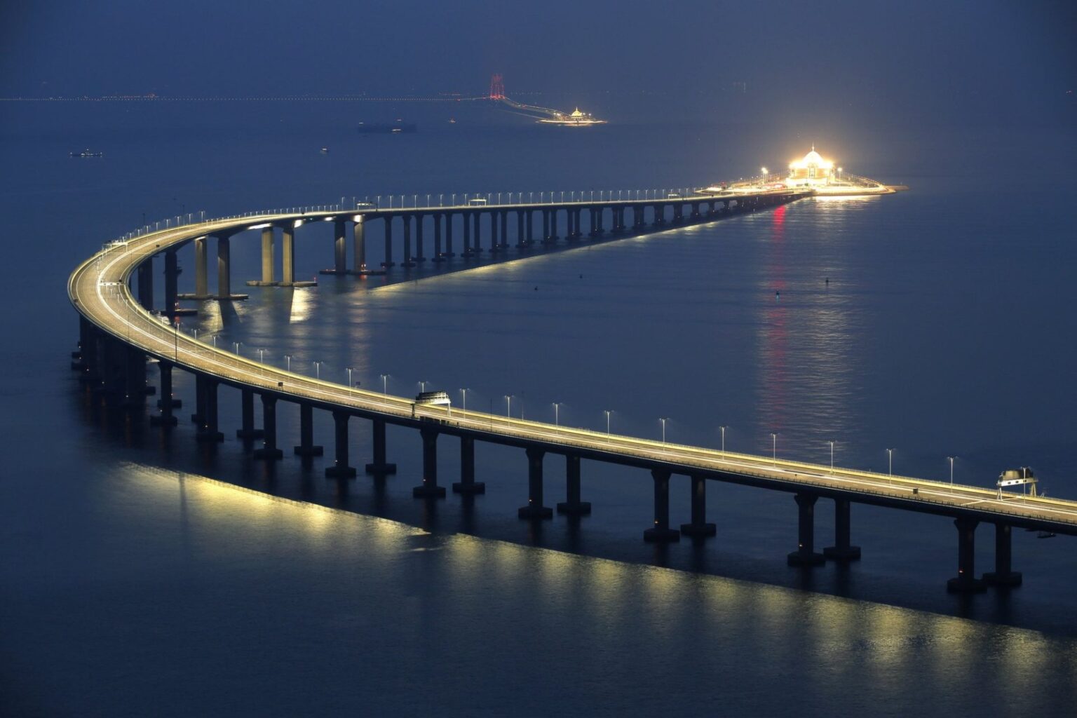 World's Longest Sea Crossing Bridge Opens Today INCPak