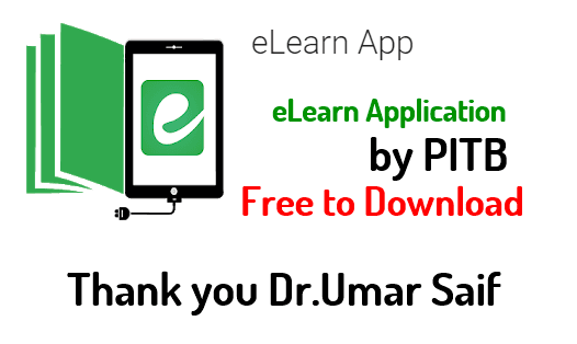PITB Introduces 'eLearn app' Educational Application (Free to Download)