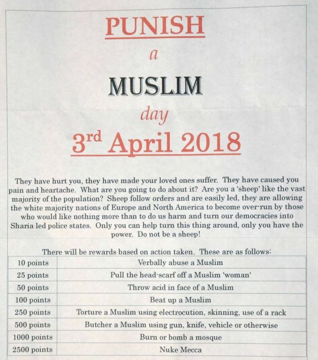 “Punish A Muslim” Letter Writer Pleads Guilty