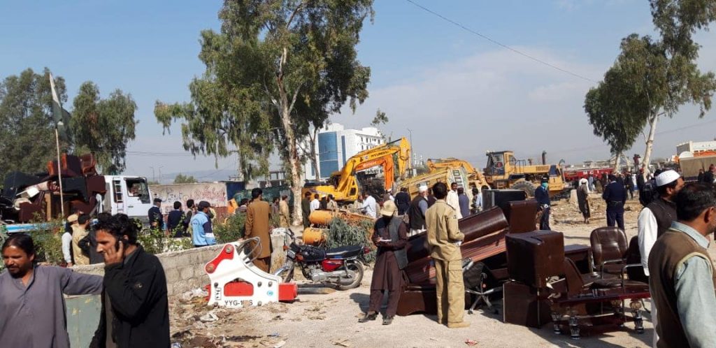 CDA & ICT jointly carried out Anti-Encroachment Operation on G.T Road