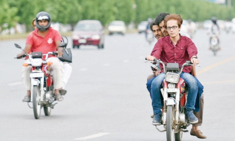pillion riding