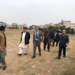 ICT Officials visits River Garden Housing Scheme