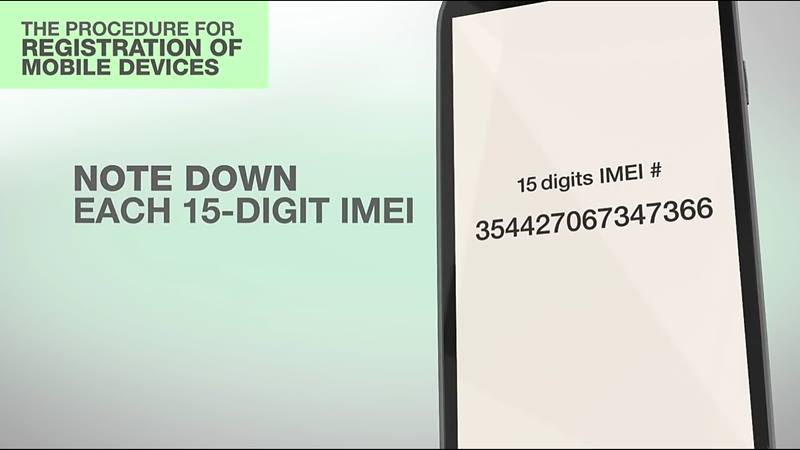 Note down 15 Digit IMEI Number