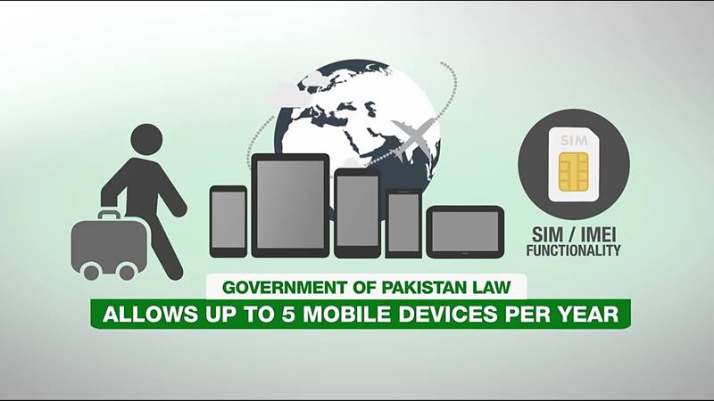 Government of Pakistan allows 5 phones per year