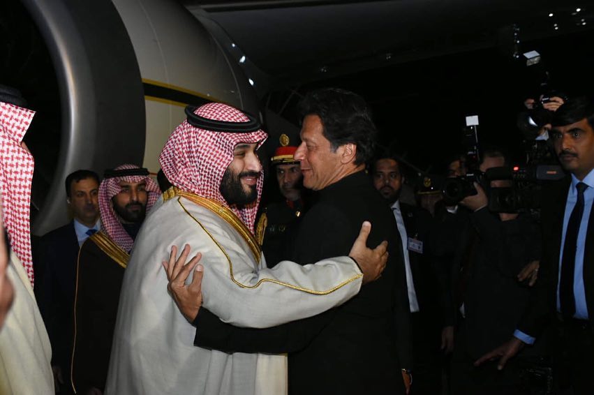 One on One Meeting between PM Khan and His Royal Highness Prince Mohammad bin Salman