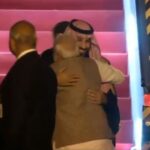 NEW DELHI Saudi Arabia Crown Prince Mohammad Bin Salman arrived in New Delhi on a state visit earlier today