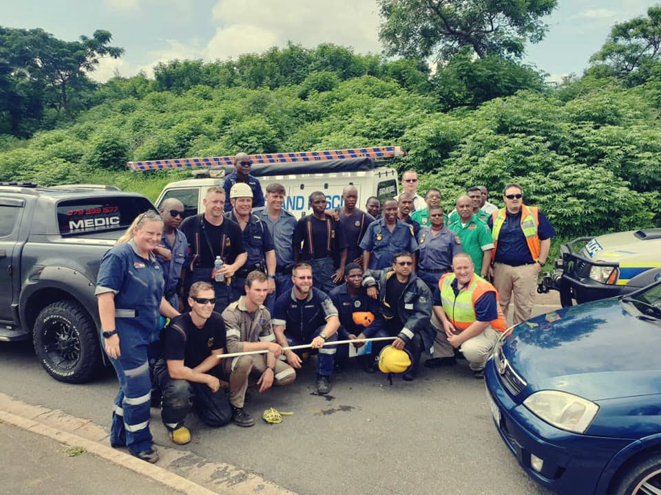 Rescue Team Who Saved The Baby