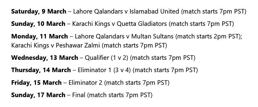 Karachi to host all PSL 4 Matches